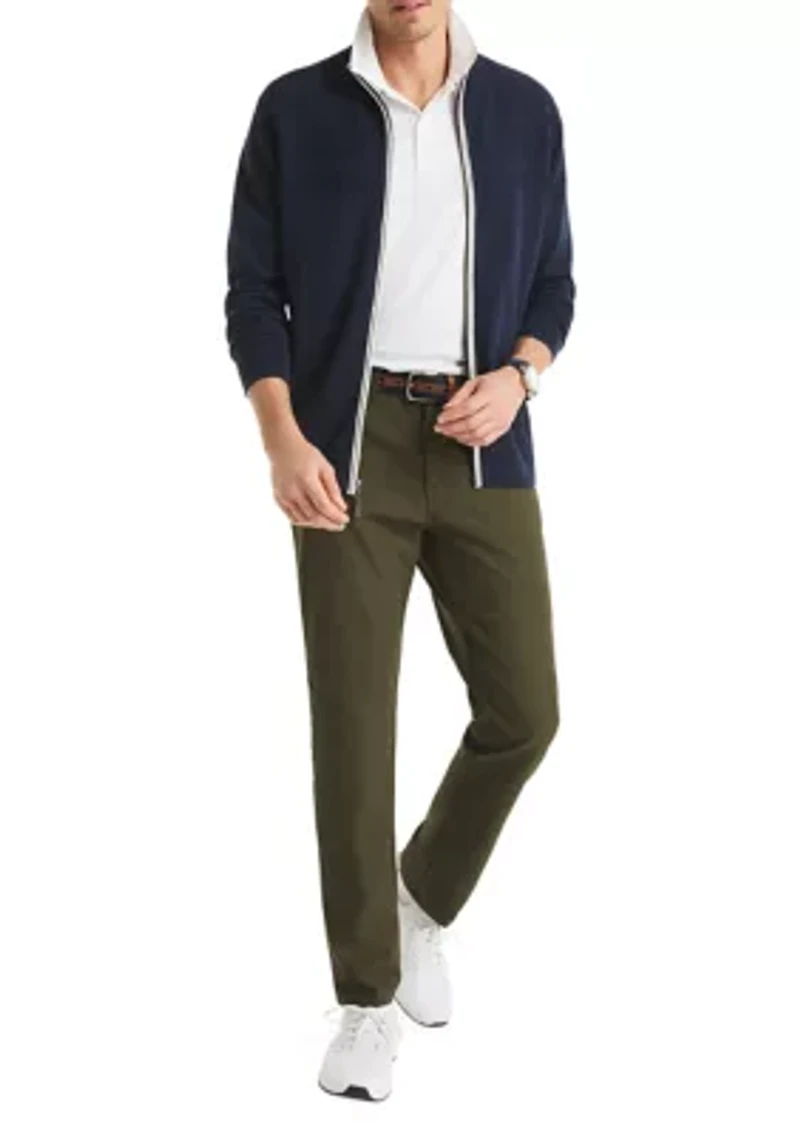 Mock Full Zip Sweater