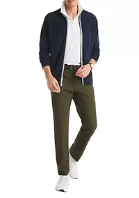 Mock Full Zip Sweater