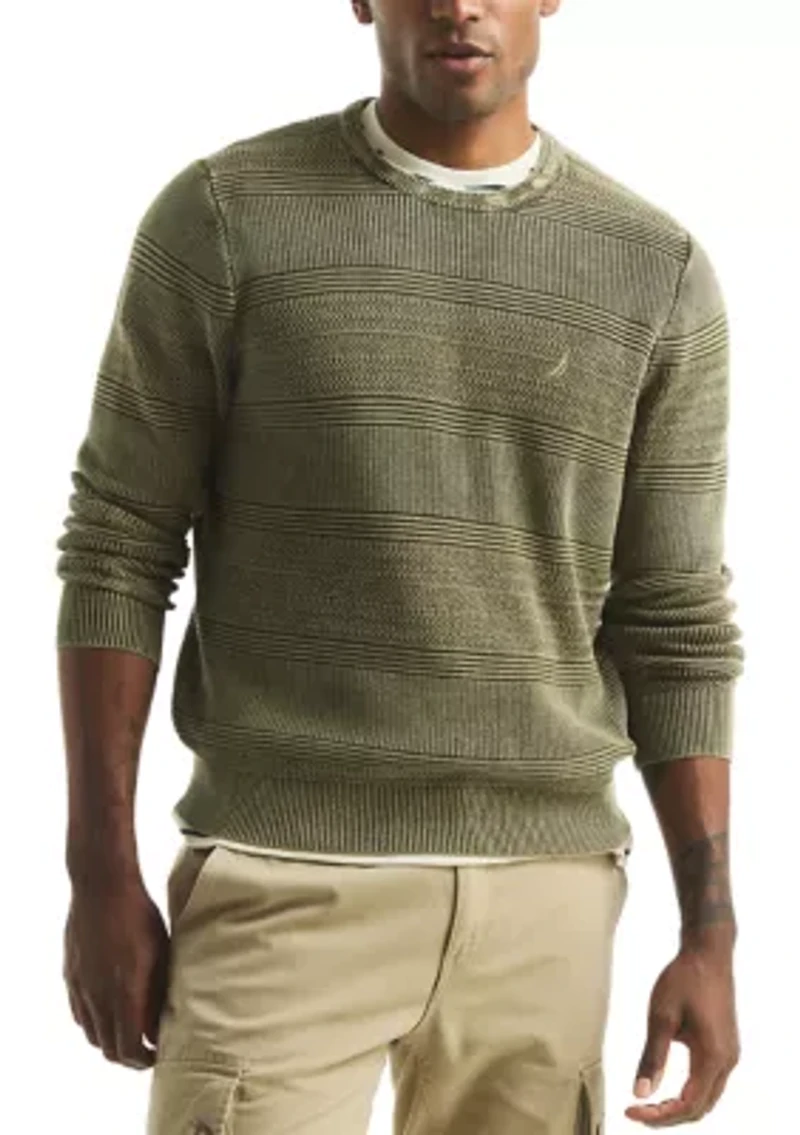 Men's Stonewashed Crewneck Sweater