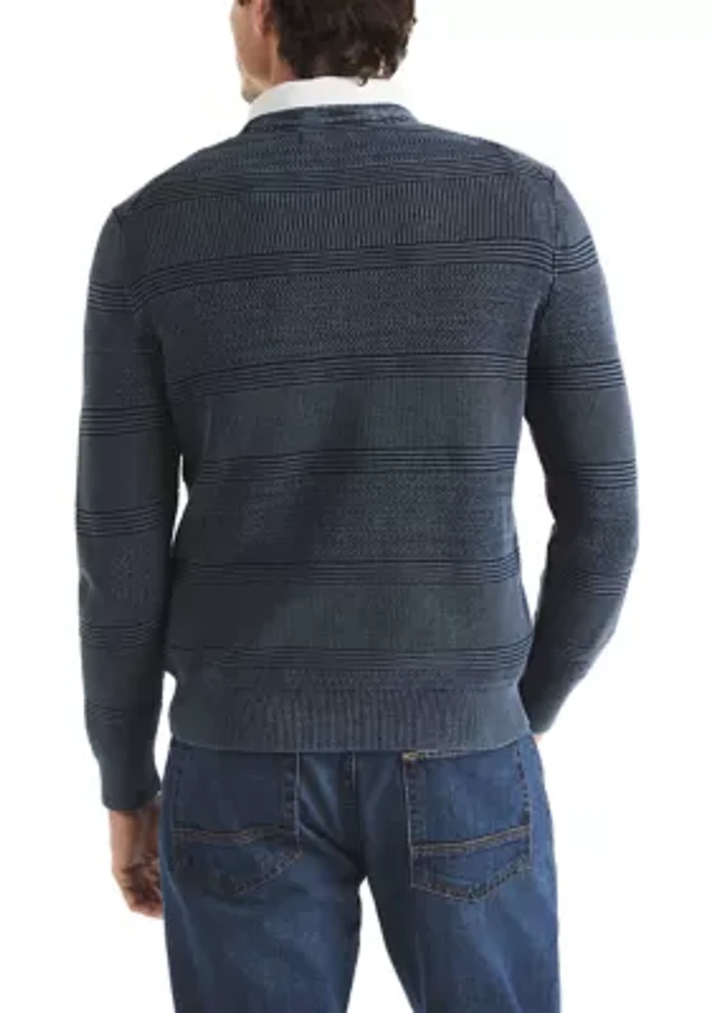 Men's Stonewashed Crewneck Sweater