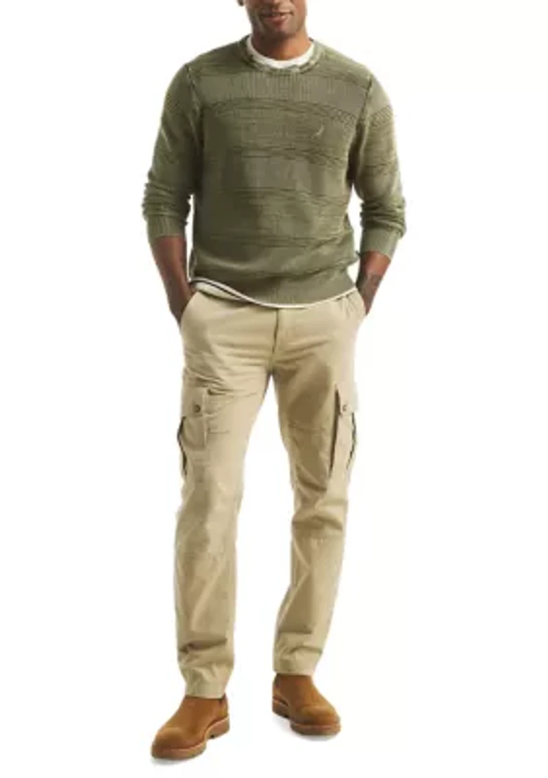 Men's Stonewashed Crewneck Sweater