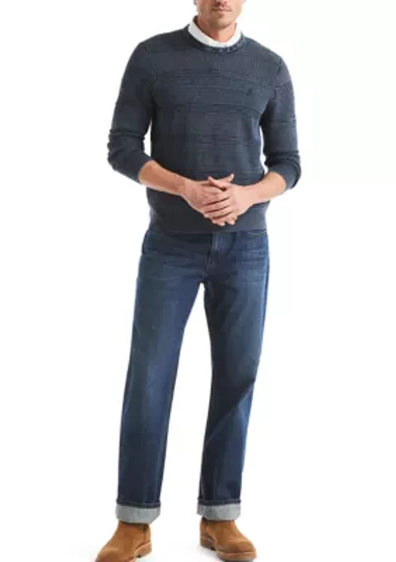 Men's Stonewashed Crewneck Sweater