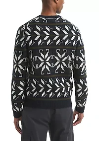 Men's Fair Isle Crew Neck Sweater