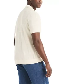 Men's Johnny Collar Sweater Polo