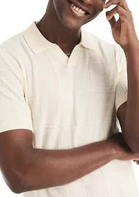 Men's Johnny Collar Sweater Polo