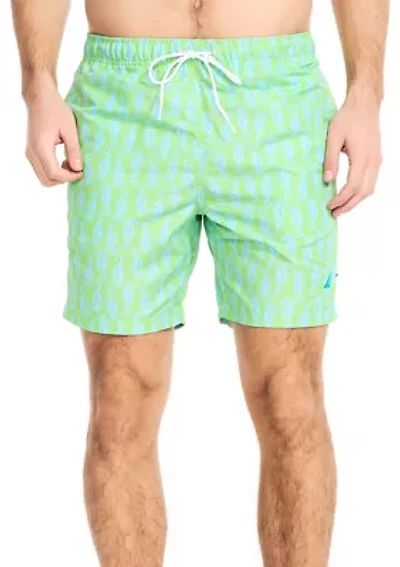 Sustainably Crafted 8" Printed Swim Shorts