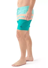 Tri Blocked Board Shorts