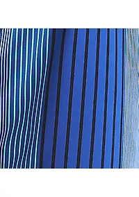 6" Striped Quick Dry Swim Shorts