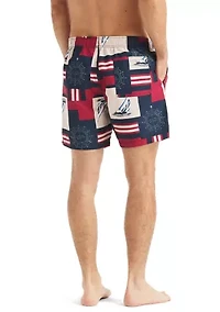 6'' Printed Swim Trunks
