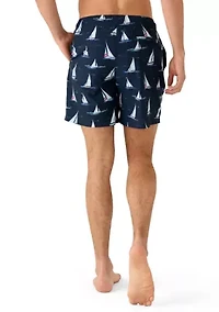 Men's Sail Print 6" Swim Trunks