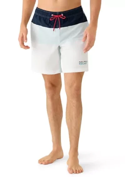 Color Block Swim Trunks