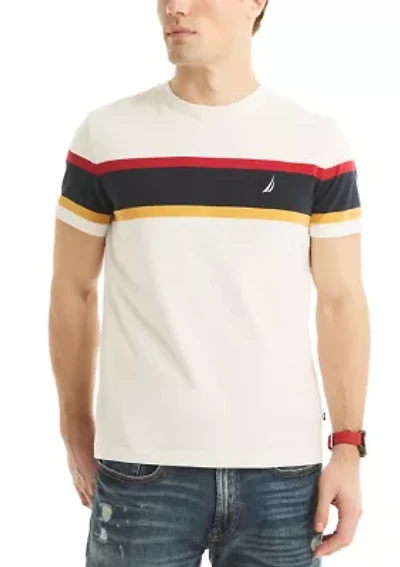 Striped Crew Neck T-Shirt