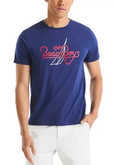 Beach Boys x Nautica Logo Graphic T-Shirt