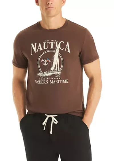Men's Modern Maritime Graphic T-Shirt