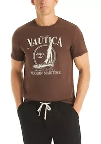 Men's Modern Maritime Graphic T-Shirt