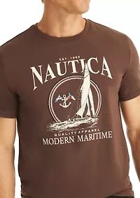 Men's Modern Maritime Graphic T-Shirt