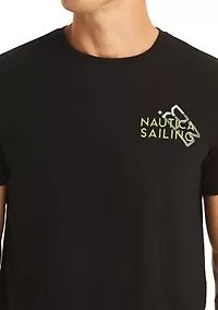 Men's Sailing Team Graphic Print T-Shirt