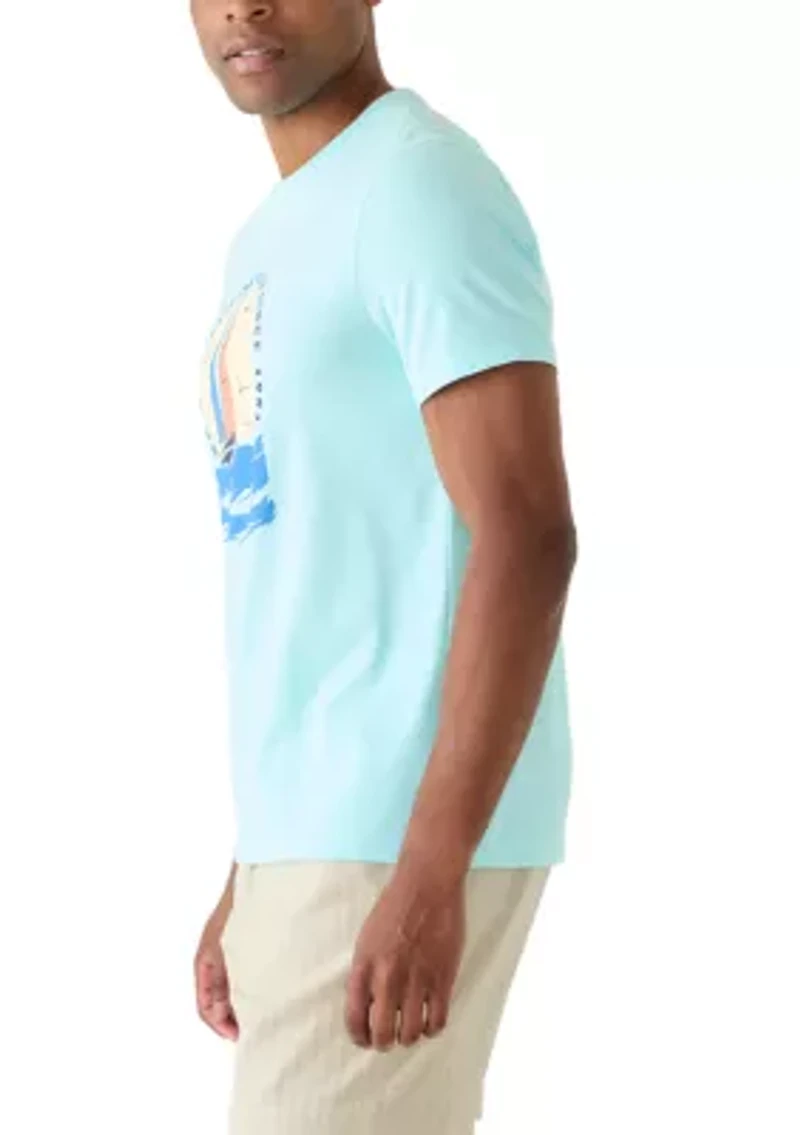 Women's Graphic Sail Club T-Shirt