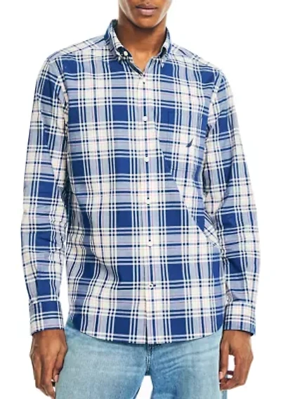Plaid Poplin Shirt