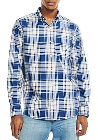 Plaid Poplin Shirt