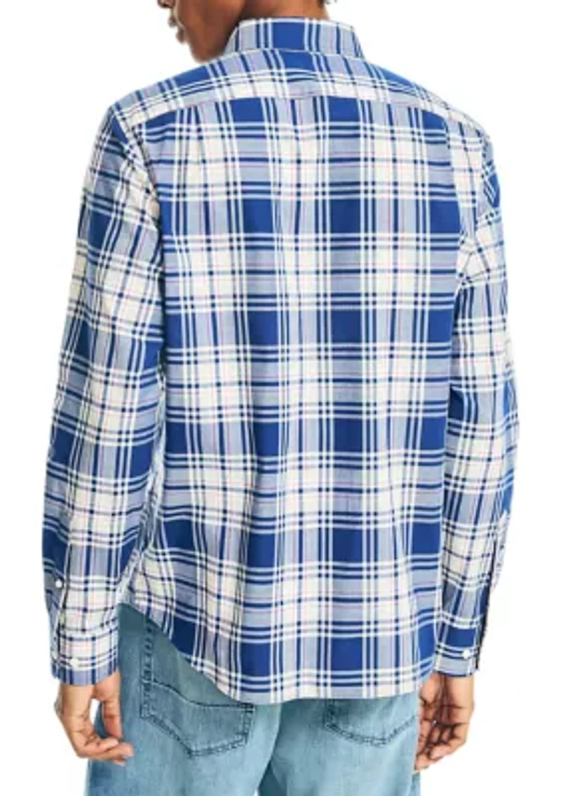 Plaid Poplin Shirt