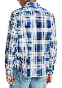Plaid Poplin Shirt