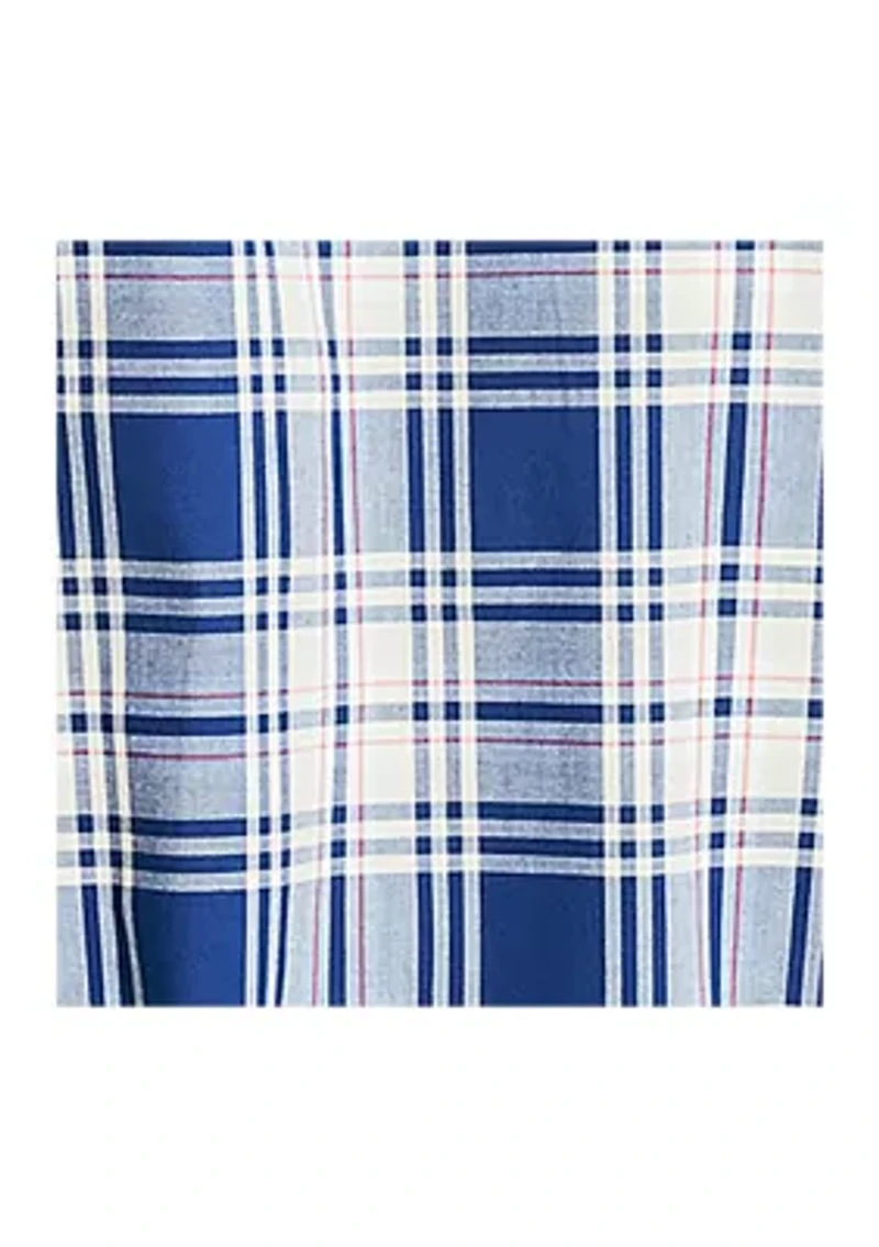 Plaid Poplin Shirt