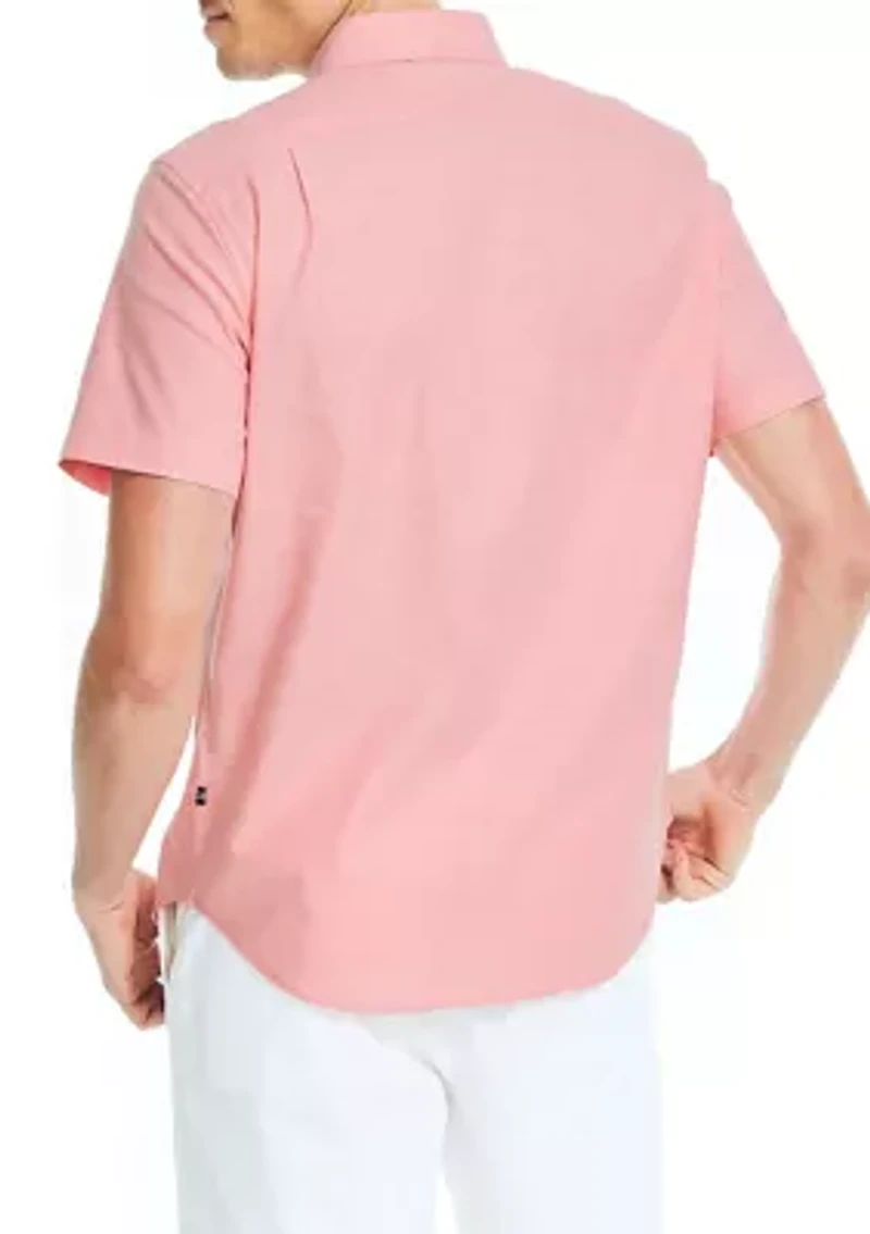 Solid Oxford Short Sleeve Shirt