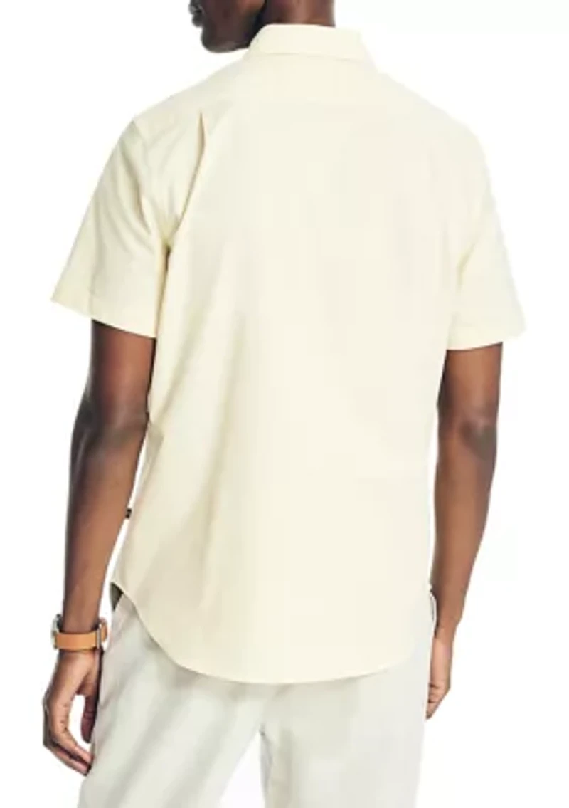 Solid Oxford Short Sleeve Shirt