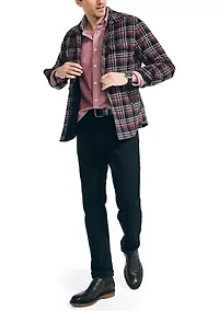 Sustainably Crafted Quilted Flannel Shirt Jacket