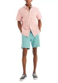 Sustainably Crafted Plaid Short Sleeve Shirt
