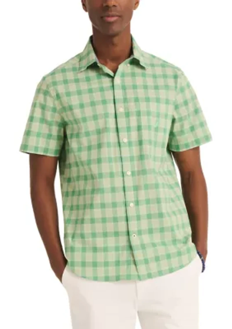 Sustainably Crafted Plaid Short Sleeve Shirt