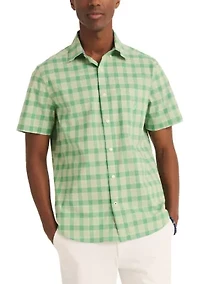 Sustainably Crafted Plaid Short Sleeve Shirt