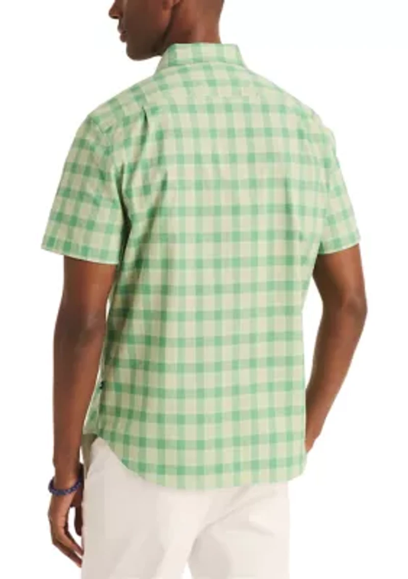 Sustainably Crafted Plaid Short Sleeve Shirt