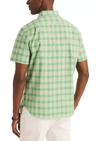 Sustainably Crafted Plaid Short Sleeve Shirt