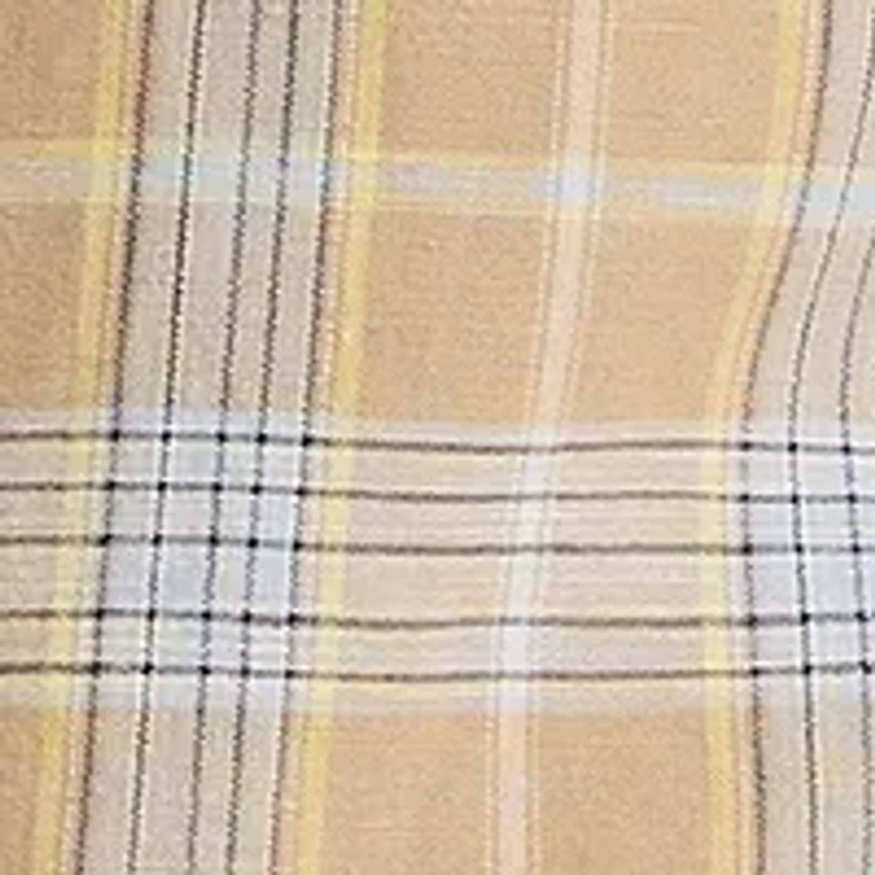 Plaid Linen Short Sleeve Shirt