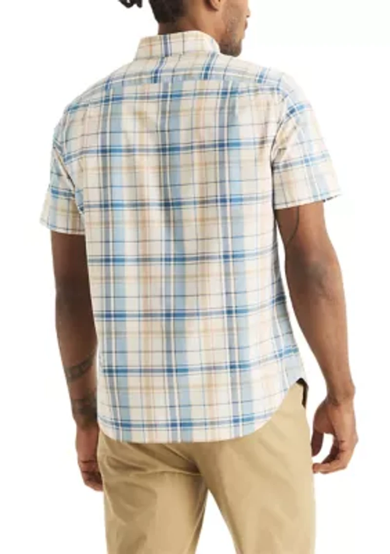 Sustainably Crafted Plaid Short-Sleeve Shirt