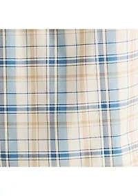 Sustainably Crafted Plaid Short-Sleeve Shirt