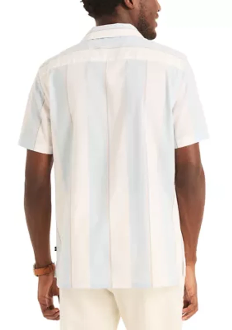 Sustainably Crafted Plaid Short-Sleeve Camp Shirt