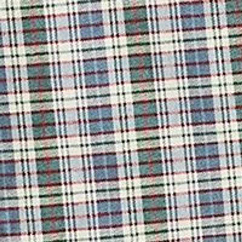 Plaid Oxford Short Sleeve Shirt