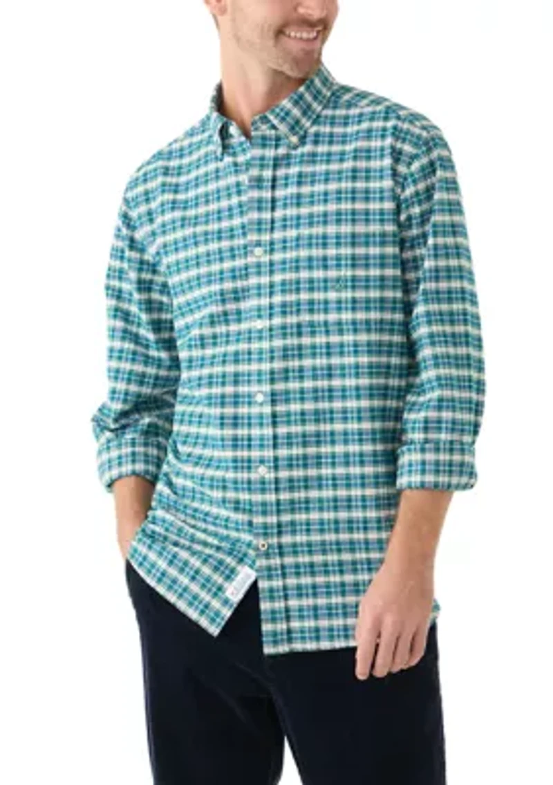 Men's Oxford Plaid Woven Shirt