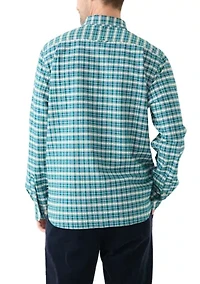 Men's Oxford Plaid Woven Shirt