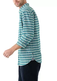Men's Oxford Plaid Woven Shirt