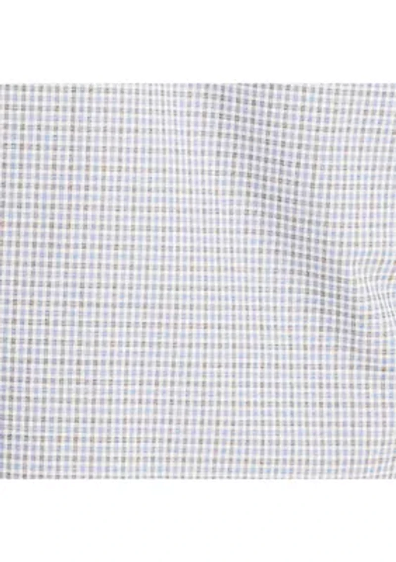 Wrinkle-Resistant Plaid Wear To Work Shirt