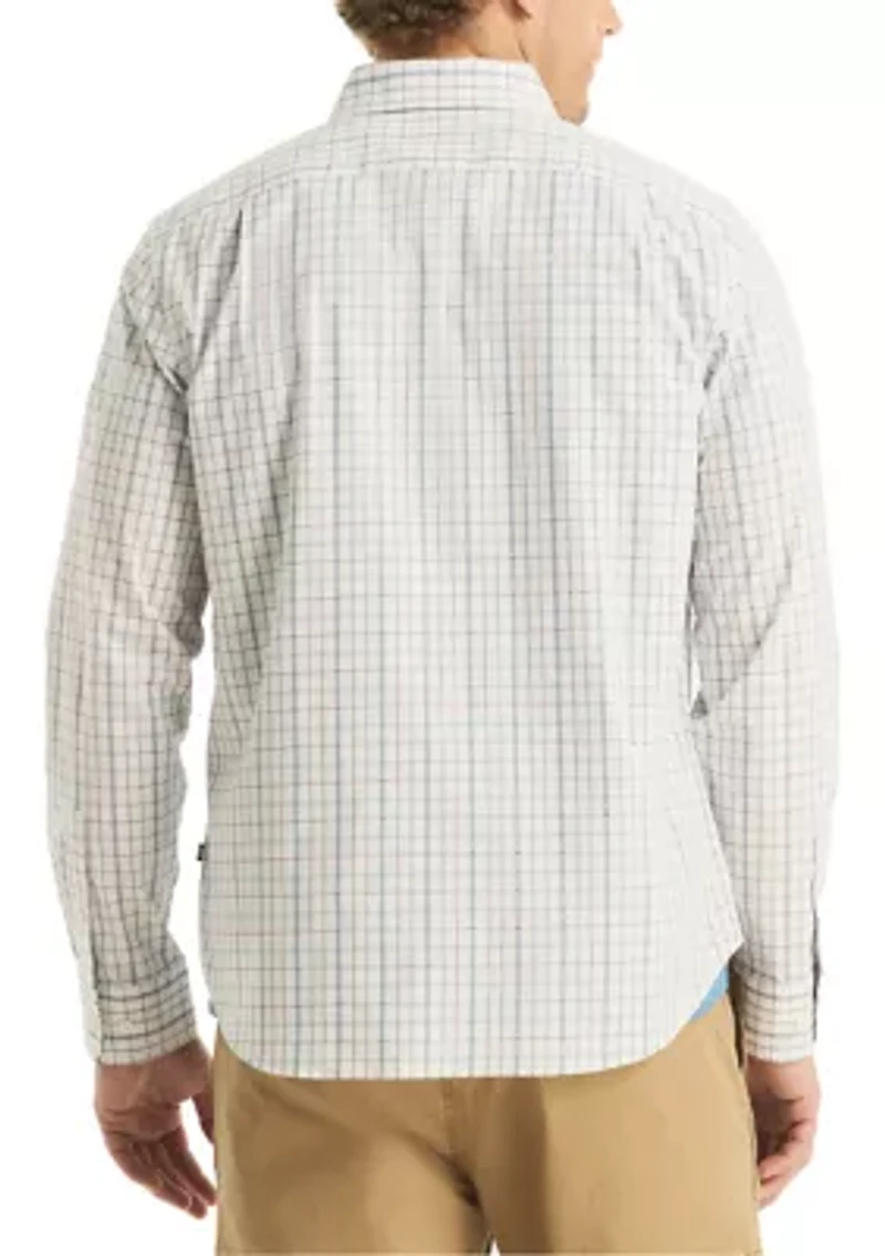Wrinkle-Resistant Plaid Wear-to-Work Shirt
