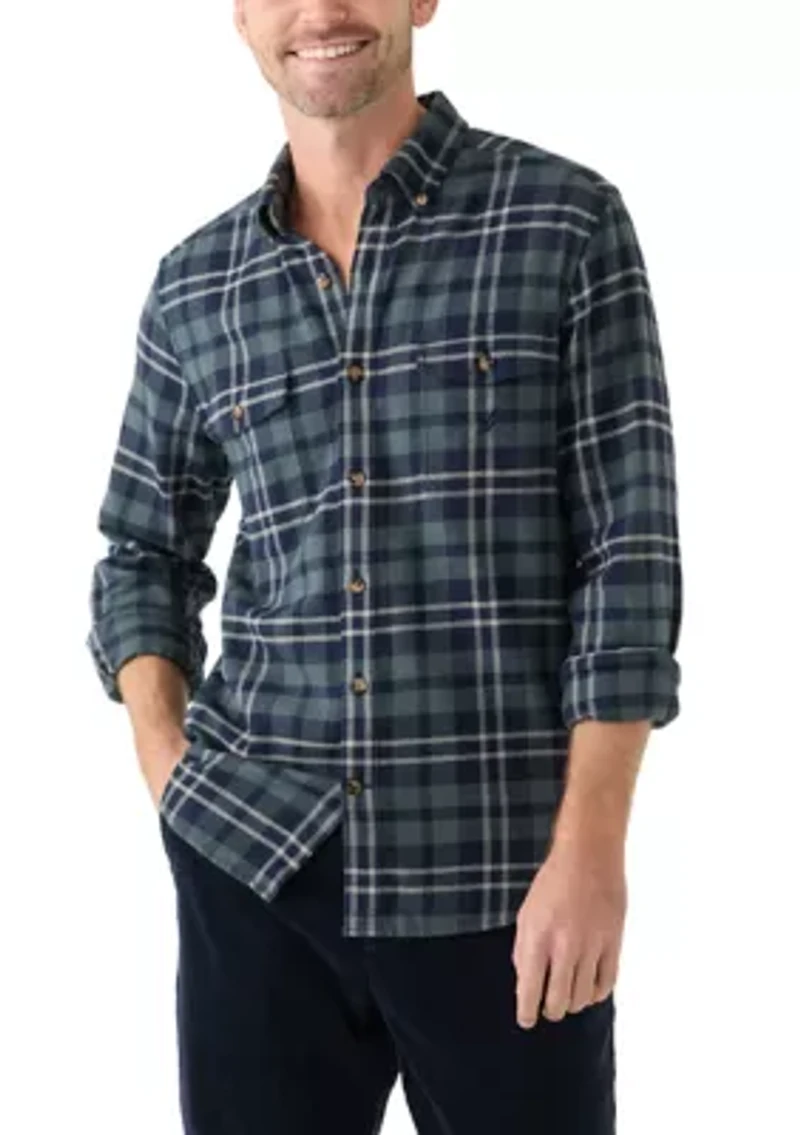 Sustainable Long Sleeve Flannel Shirt