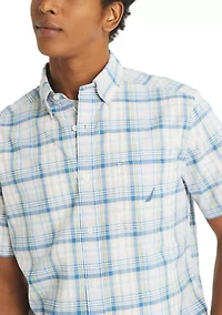 Men's Plaid Short-Sleeve Shirt