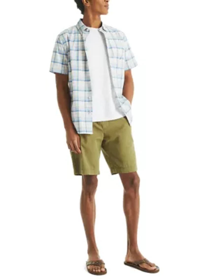 Men's Plaid Short-Sleeve Shirt