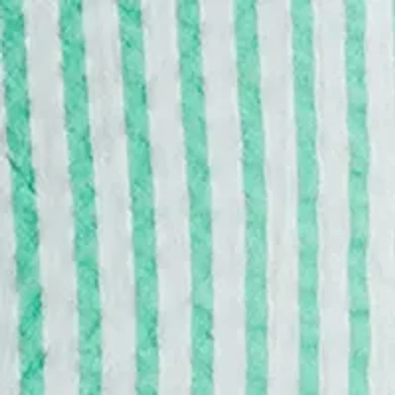 Short-Sleeve Striped Seersucker Shirt