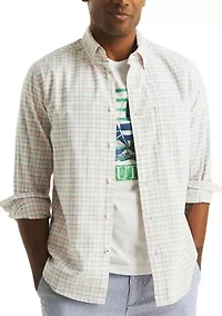 Men's Plaid Oxford Shirt